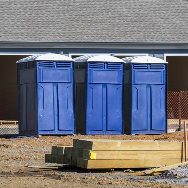 are there any restrictions on where i can place the porta potties during my rental period in Halstead KS